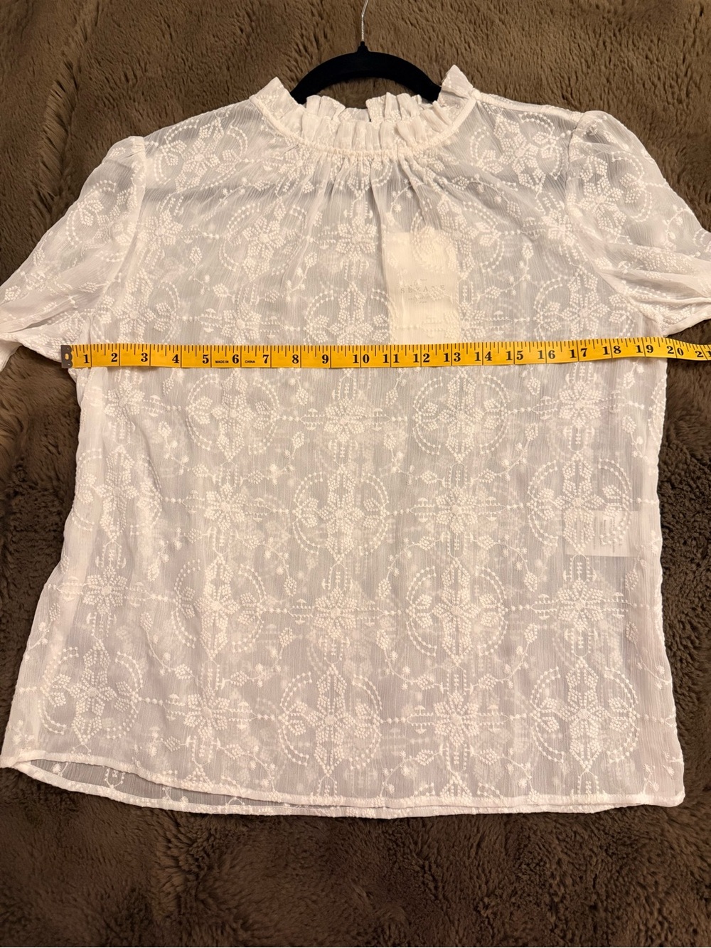 NWT - Sezane Valentine blouse - size 38 or US 6 - Picture 13 of 13